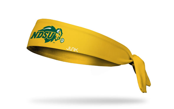 North Dakota State University: Logo Gold Tie Headband