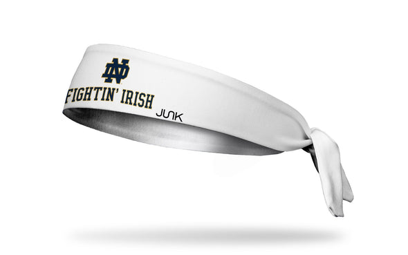University of Notre Dame: Fightin' Irish White Tie Headband