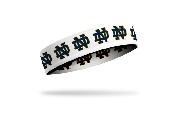 University of Notre Dame: Logo White Headband