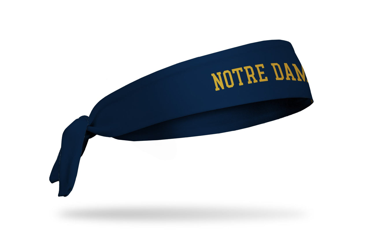 University of Notre Dame: Wordmark Navy Tie Headband