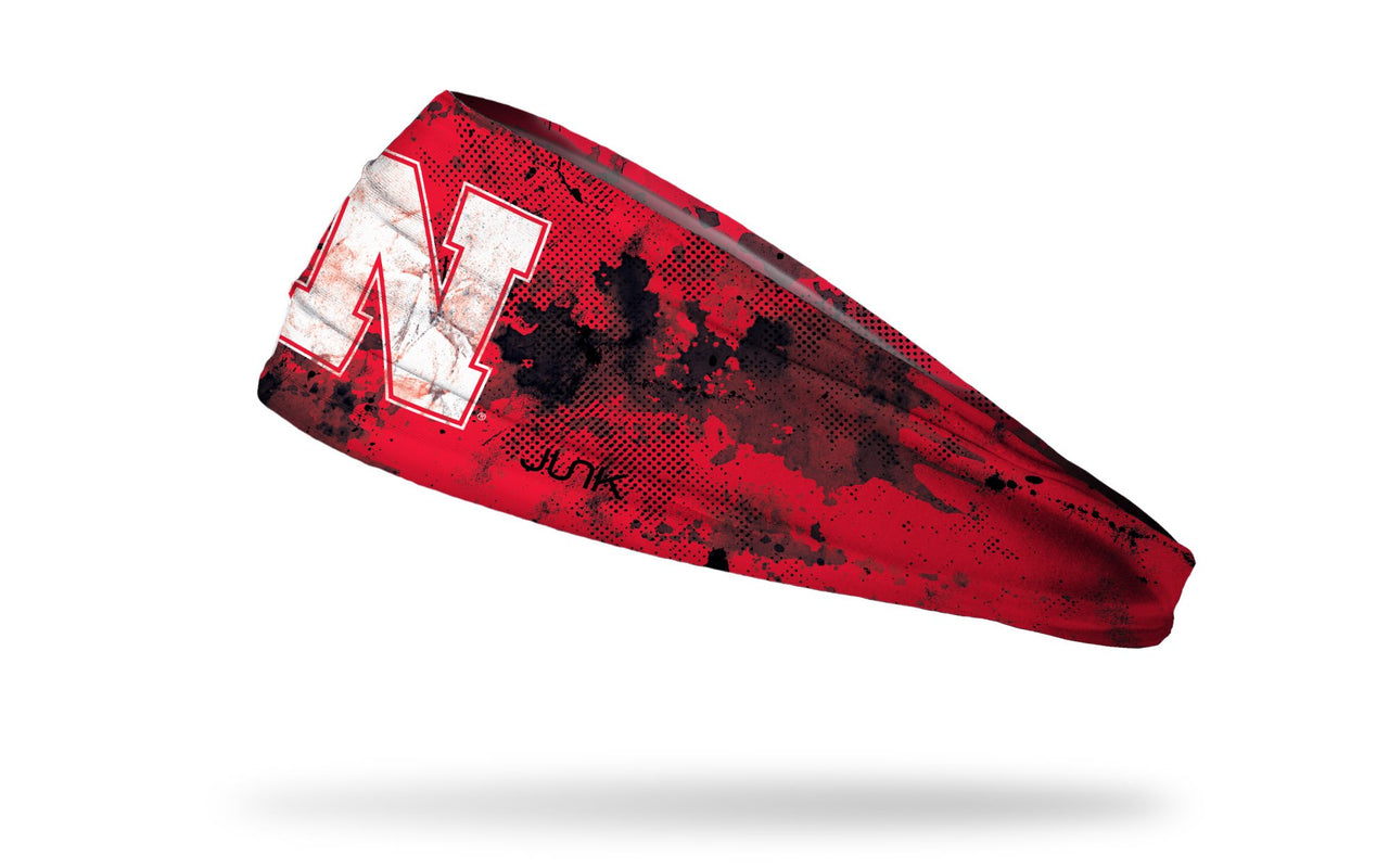 University of Nebraska: Grunge Red Headband