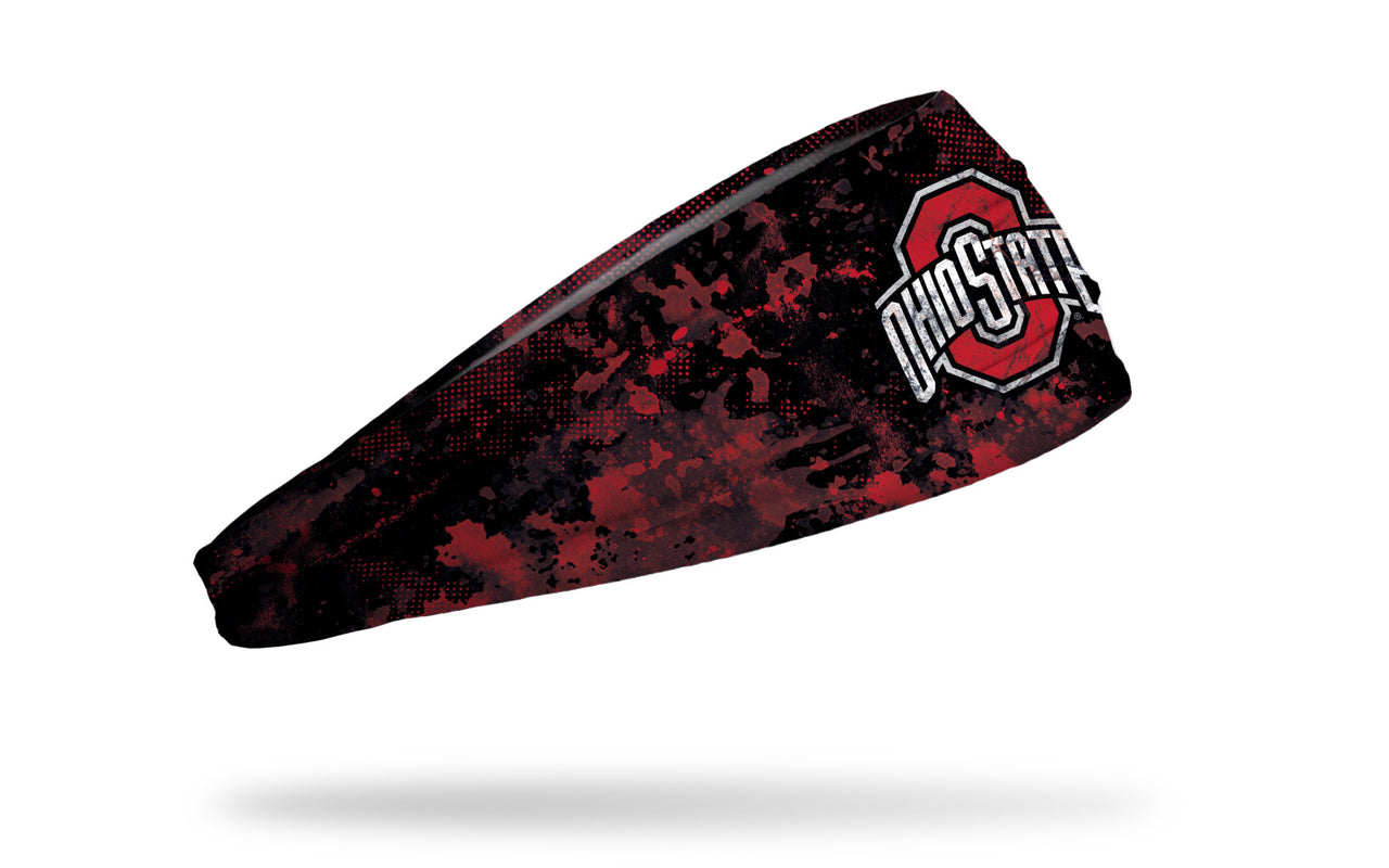 Ohio State: Grunge Black Headband