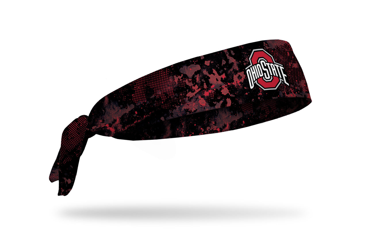 Ohio State: Grunge Black Tie Headband