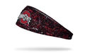 black headband with paint splatters and Ohio State logo