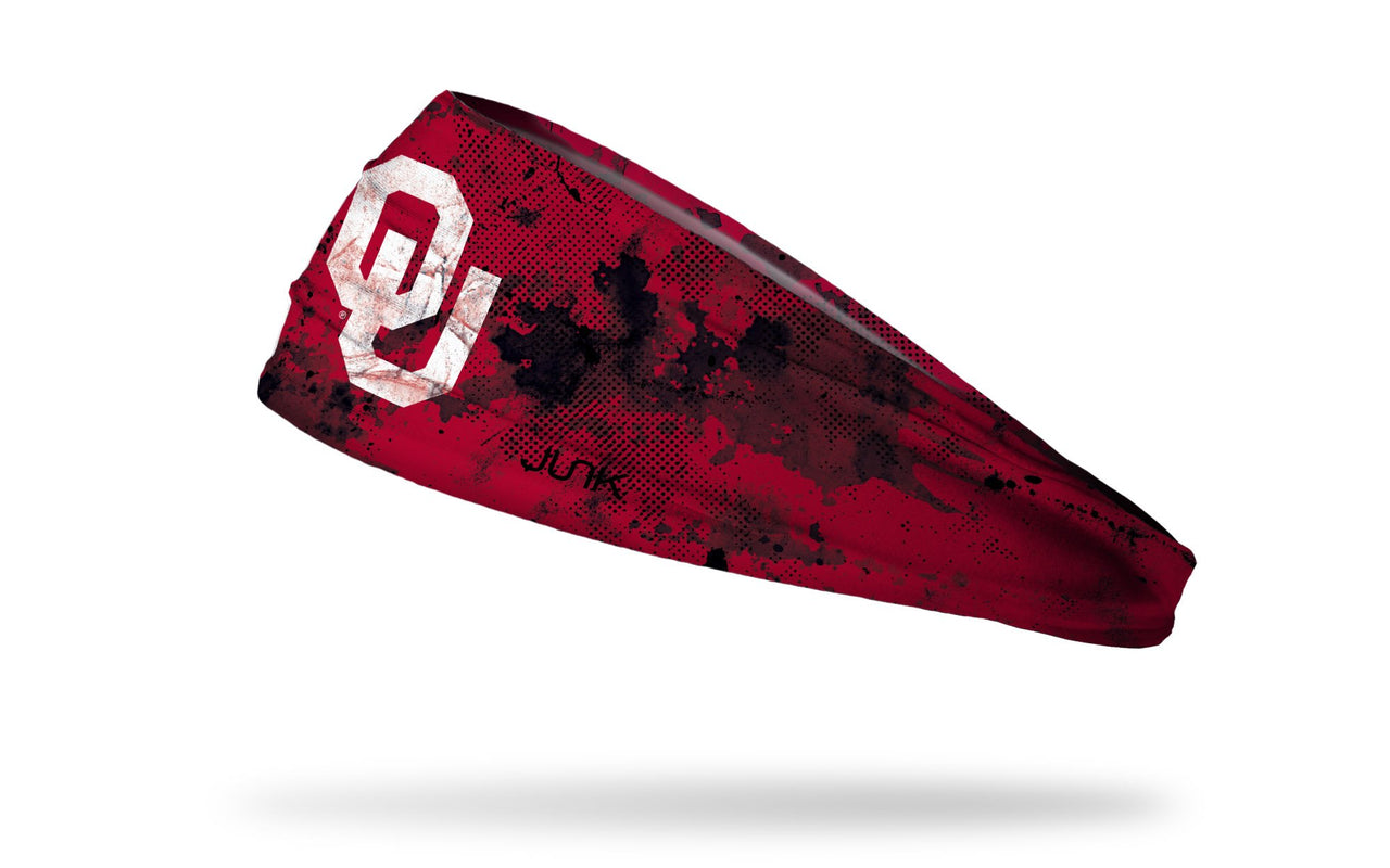 University of Oklahoma: Grunge Crimson Headband