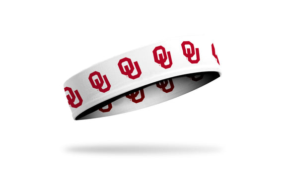 University of Oklahoma: Logo White Headband