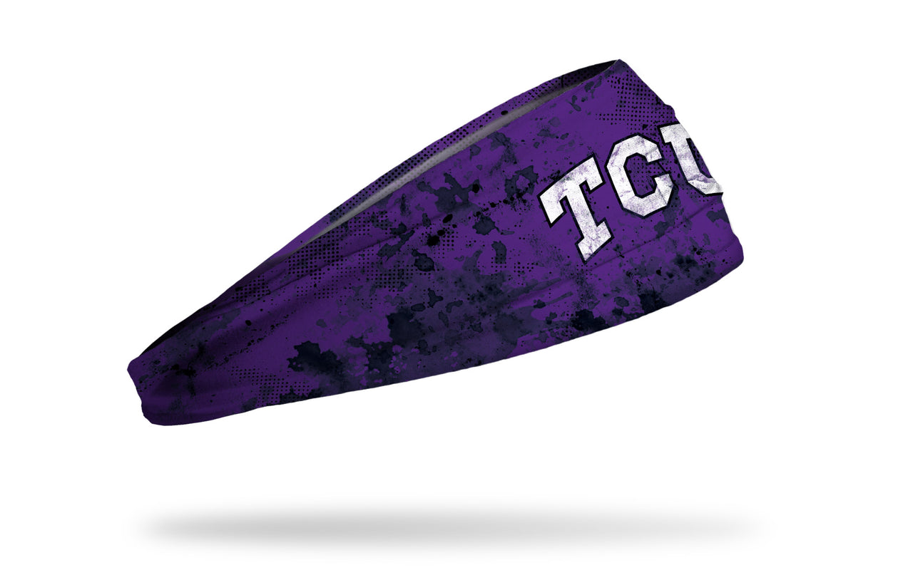 TCU: Grunge Purple Headband