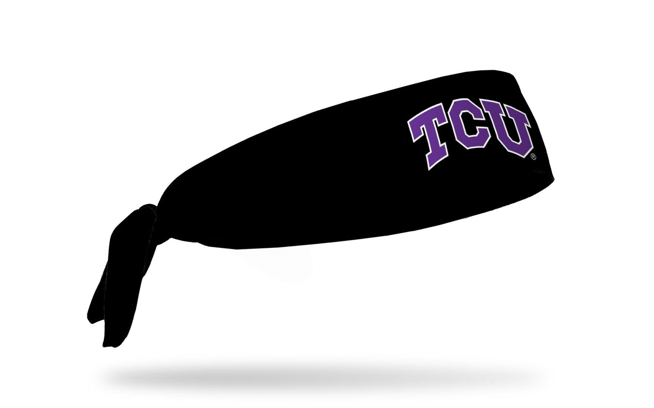 TCU: Logo Black Tie Headband