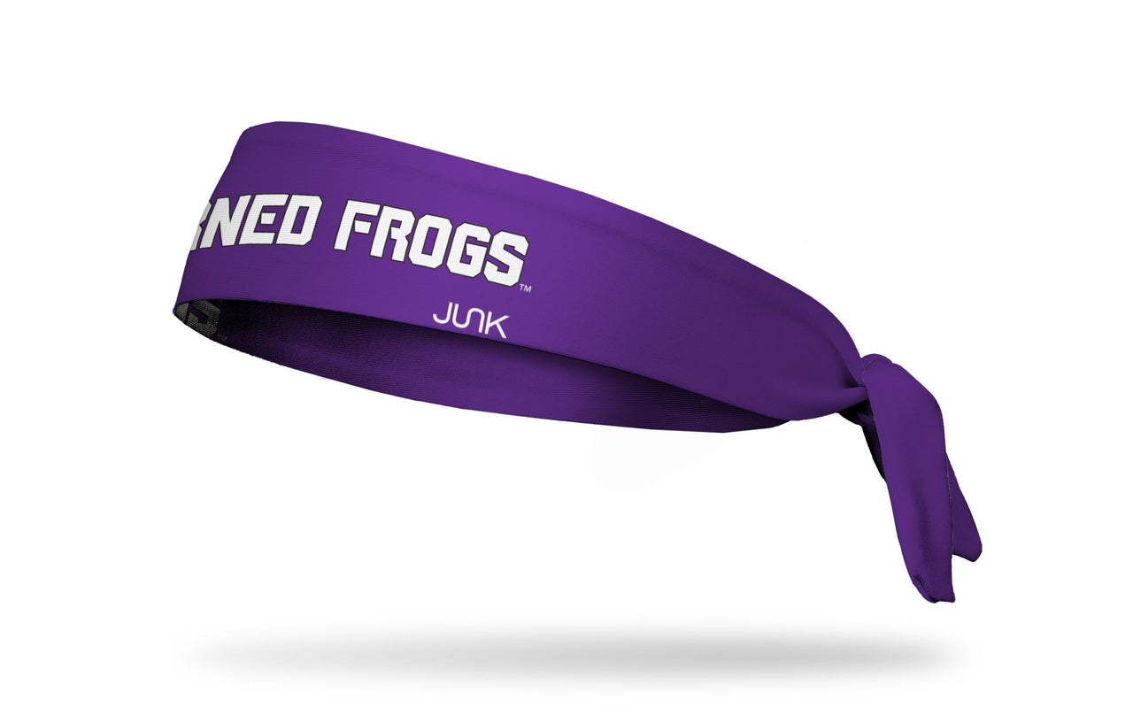 TCU: Horned Frogs Purple Tie Headband