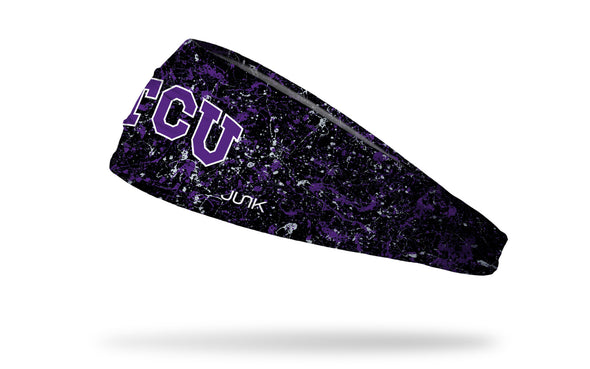 TCU: Splatter Black Headband