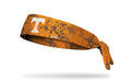 University of Tennessee orange headband with grunge overlay
