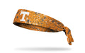 University of Tennessee orange headband with splatter overlay