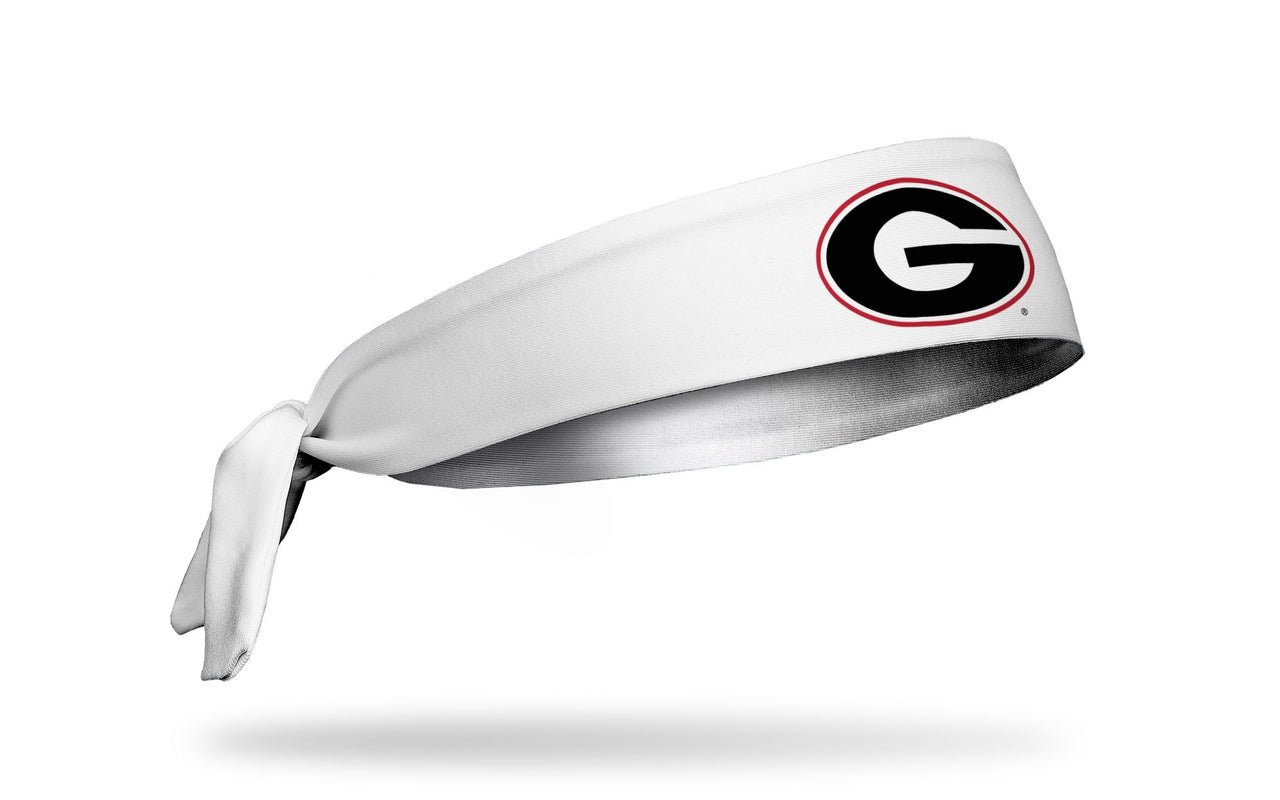 University of Georgia: Logo White Tie Headband