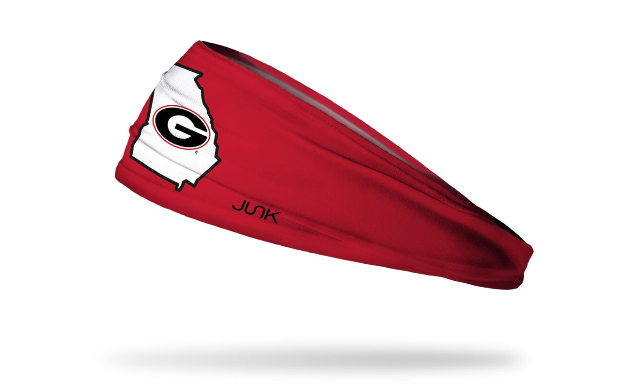 University of Georgia: State Logo Red Headband