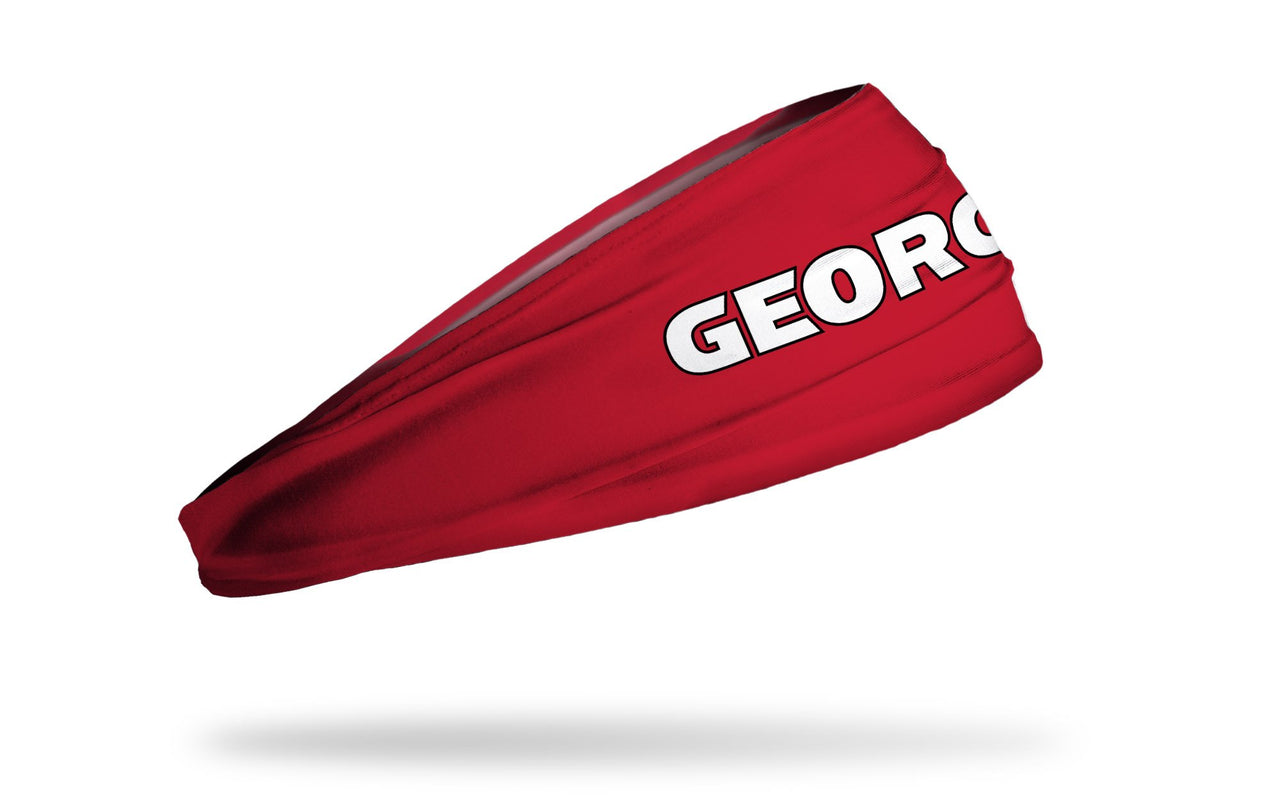 University of Georgia: Wordmark Red Headband