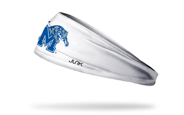 University of Memphis: Logo White Headband