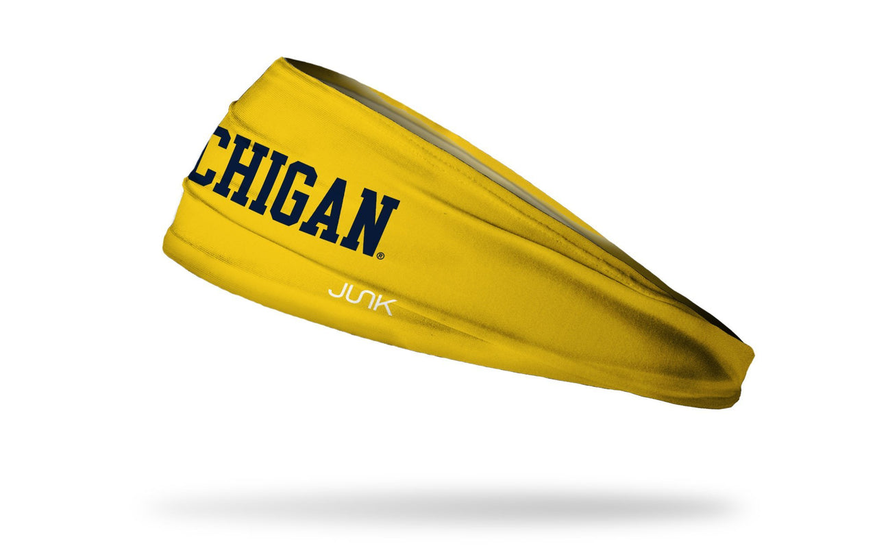 University of Michigan: Wordmark Maize Headband