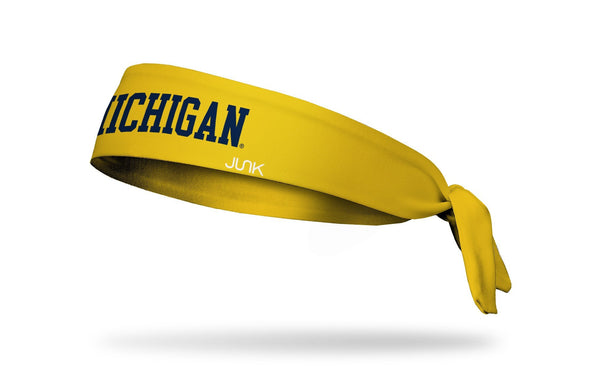 University of Michigan: Wordmark Maize Tie Headband