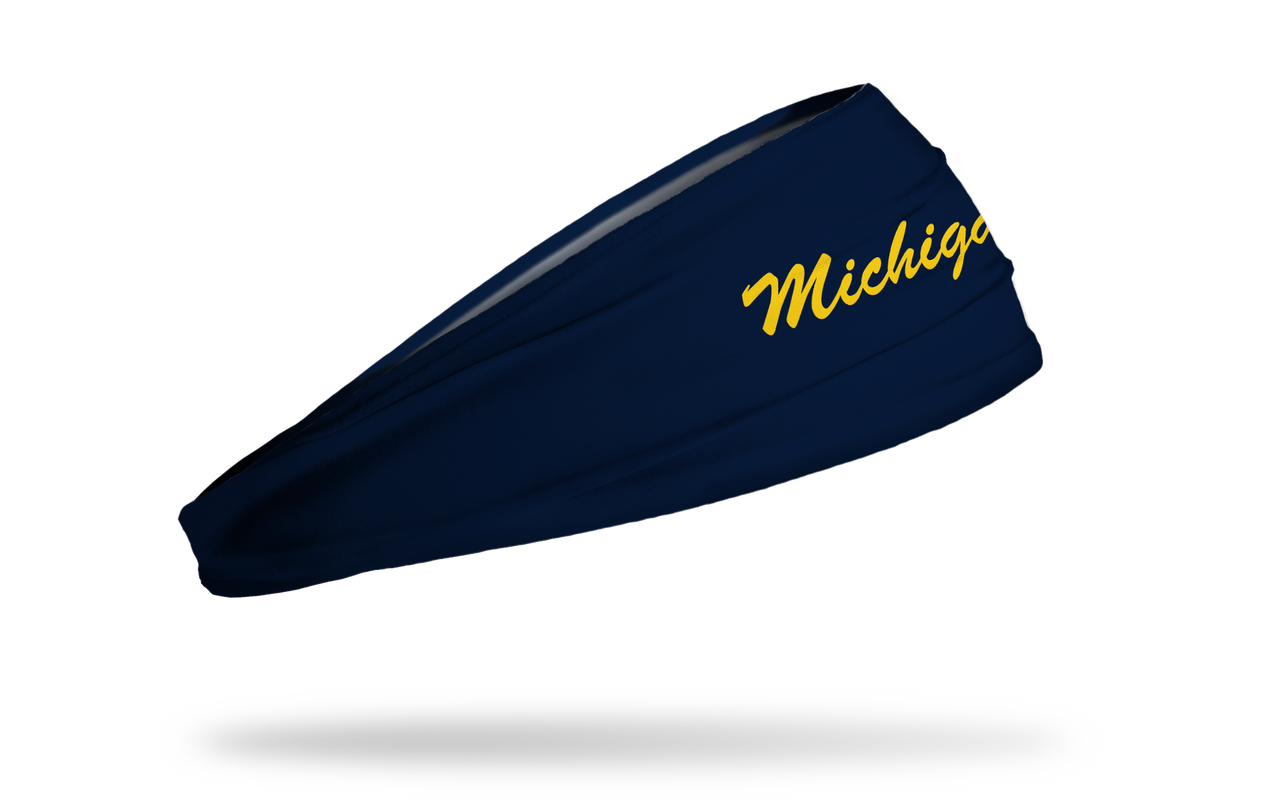 University of Michigan: Script Headband