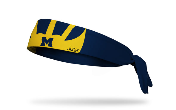 University of Michigan: Winged Helmet Tie Headband