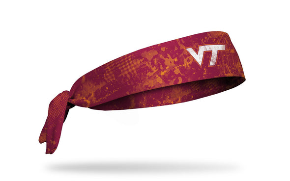 Virginia Tech: Grunge Maroon Tie Headband