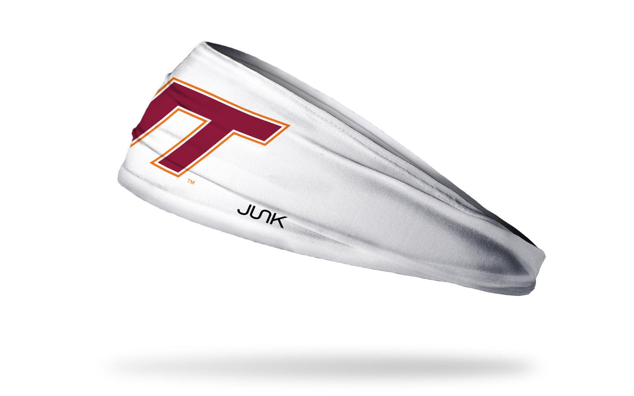 Virginia Tech: Logo White Headband