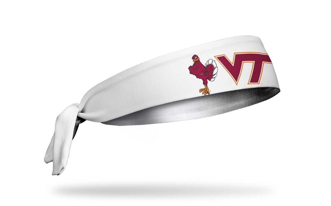 Virginia Tech: Mascot White Tie Headband