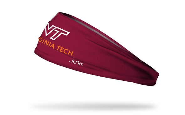 Virginia Tech: Wordmark Maroon Headband