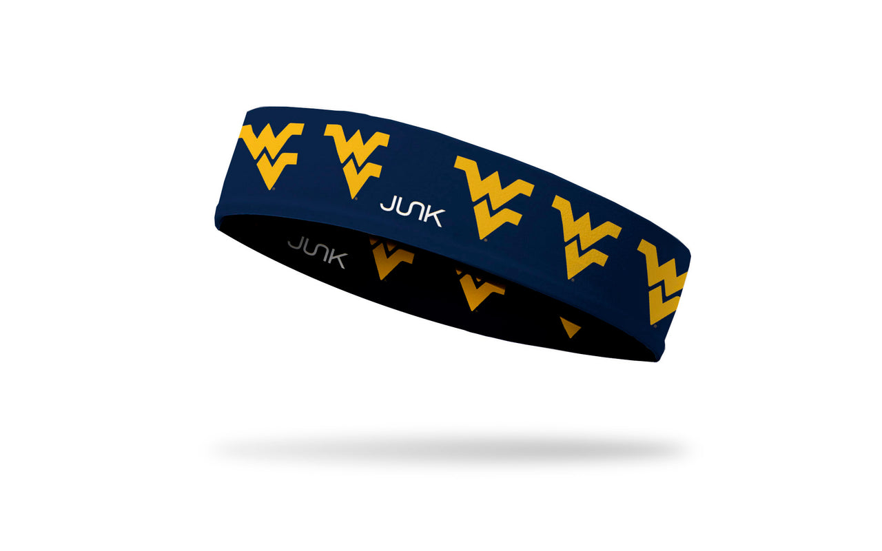 West Virginia University: Logo Blue Headband