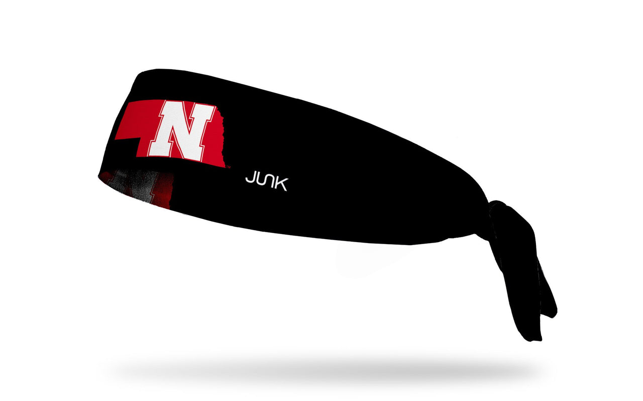 University of Nebraska: State Black Tie Headband