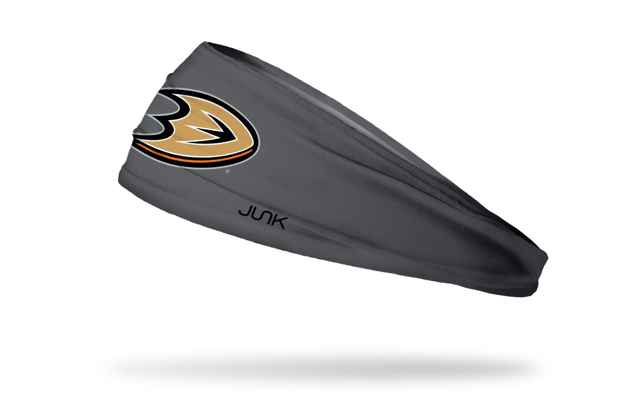 Anaheim Ducks: Logo Gray Headband