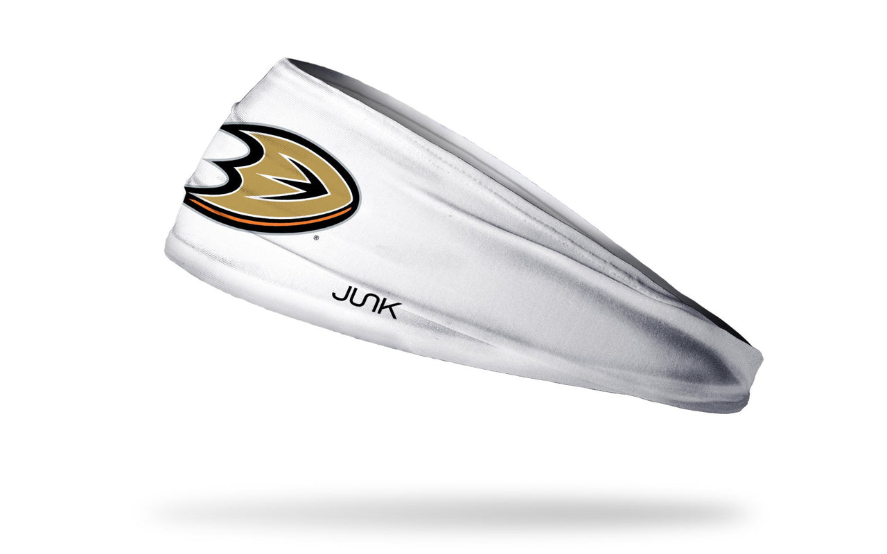 Anaheim Ducks: Logo White Headband