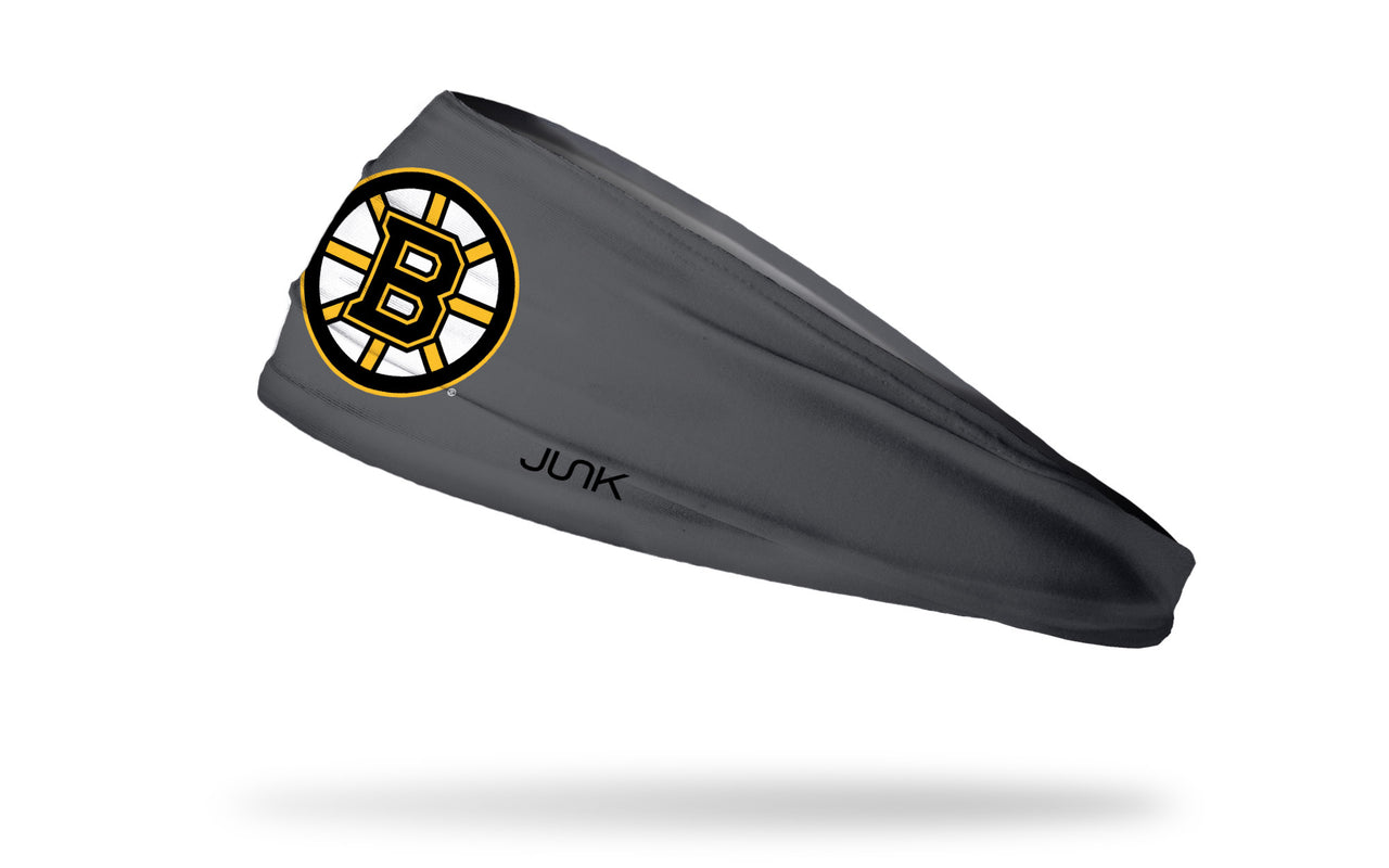 Boston Bruins: Logo Gray Headband