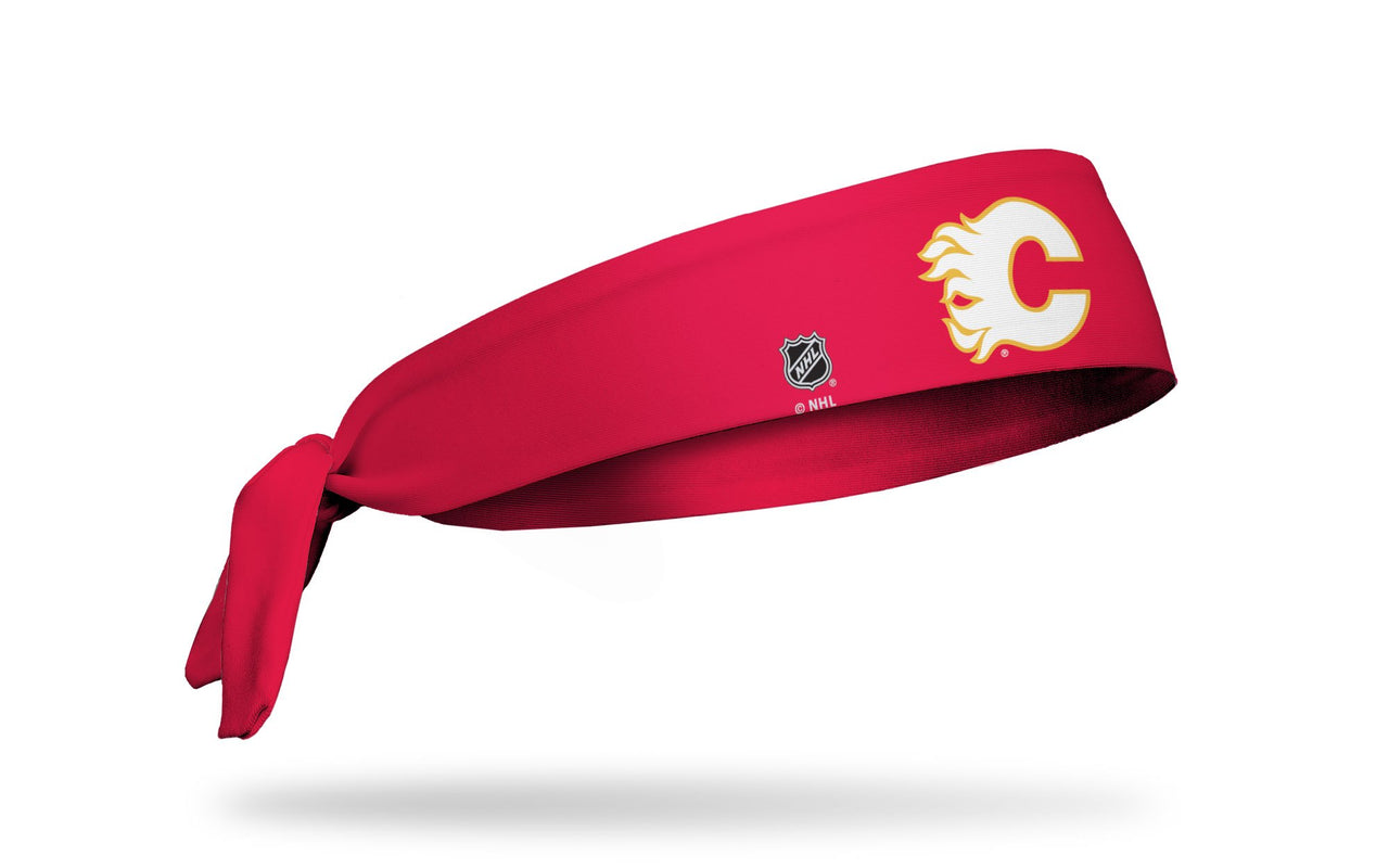 Calgary Flames: Logo Red Tie Headband