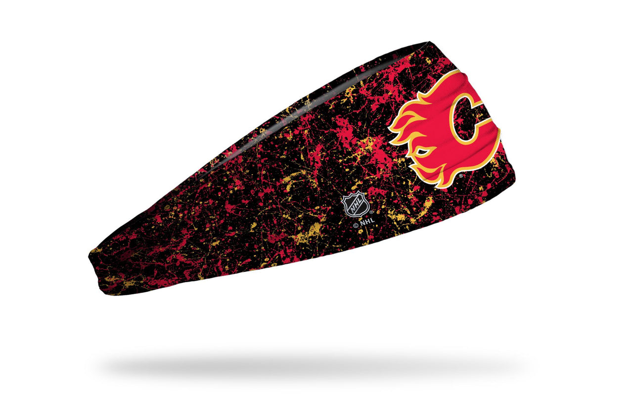 Calgary Flames: Splatter Headband
