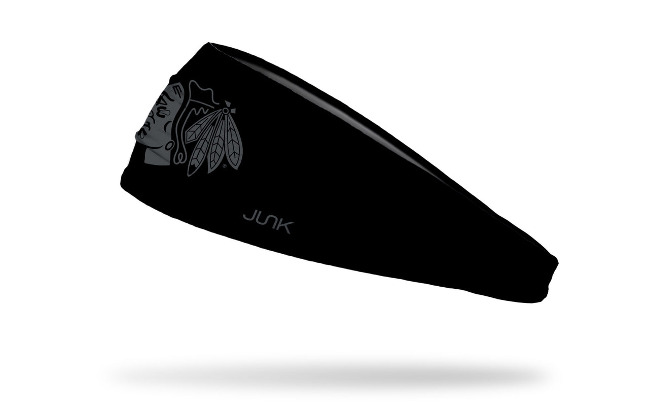 Chicago Blackhawks: Gray Logo Headband