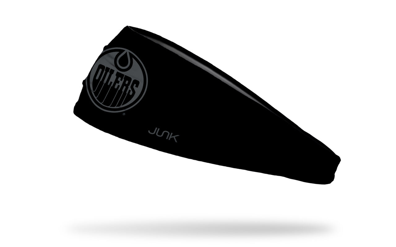 Edmonton Oilers: Gray Logo Headband