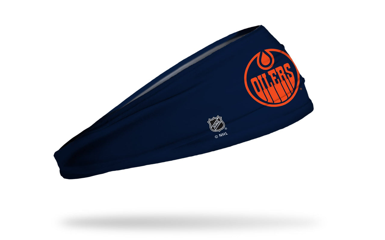 Edmonton Oilers: Logo Navy Headband
