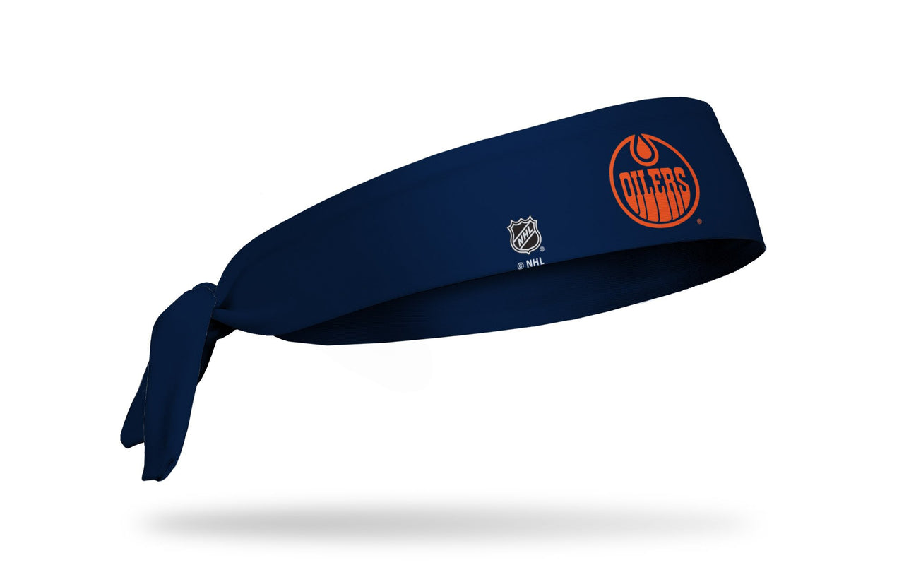 Edmonton Oilers: Logo Navy Tie Headband