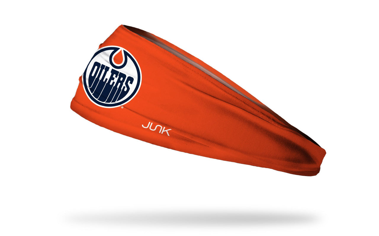 Edmonton Oilers: Logo Orange Headband
