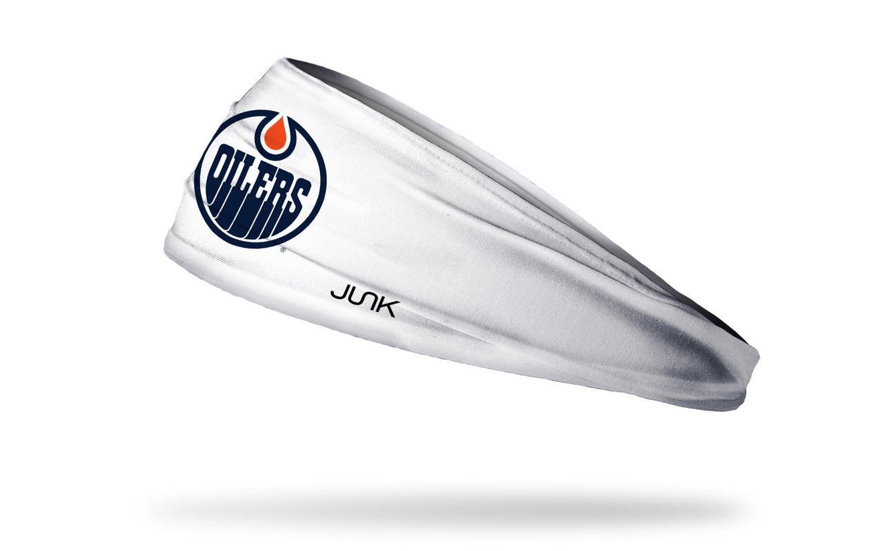 Edmonton Oilers: Logo White Headband