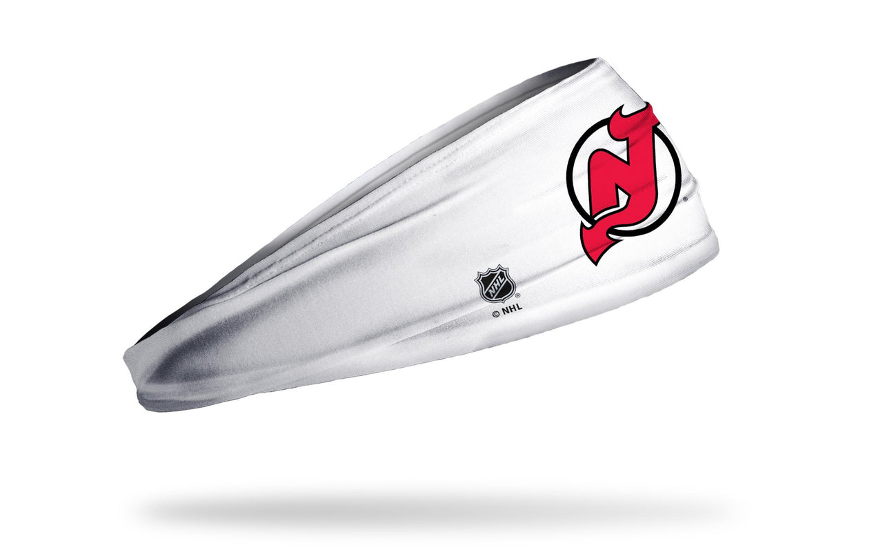 New Jersey Devils: Logo White Headband