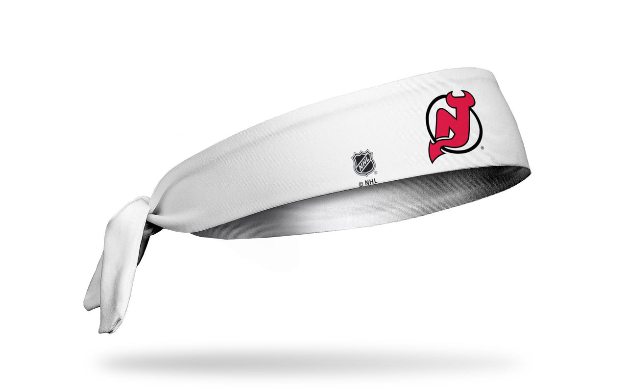New Jersey Devils: Logo White Tie Headband