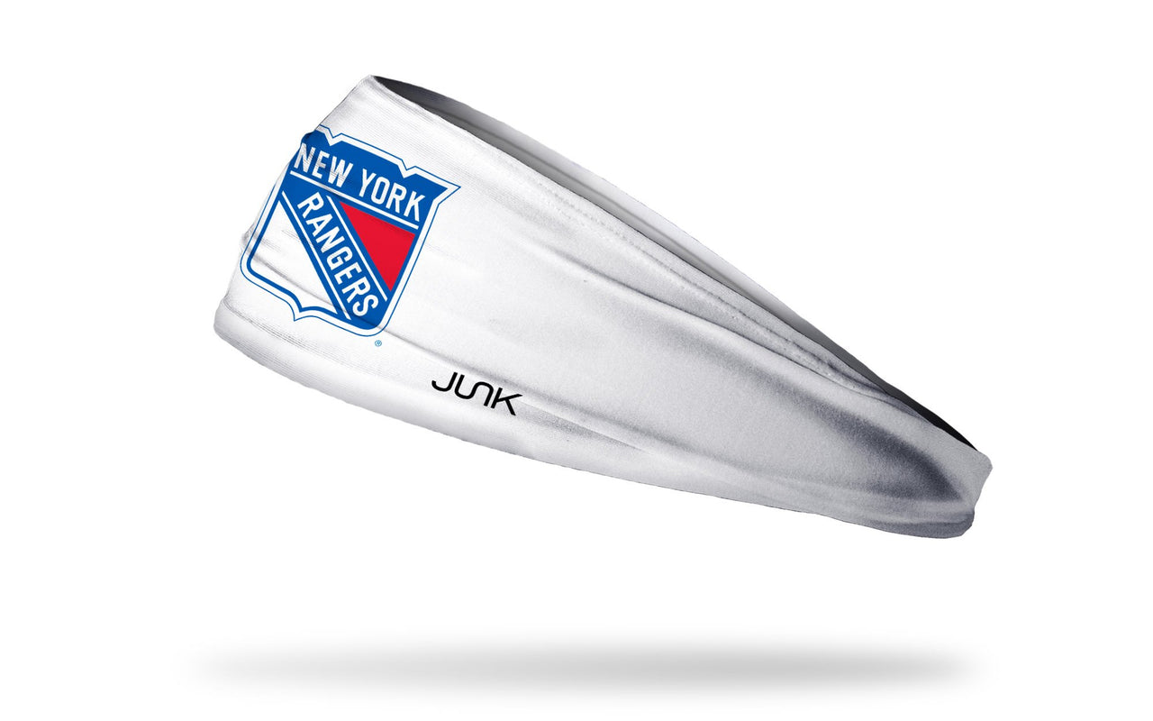 New York Rangers: Logo White Headband
