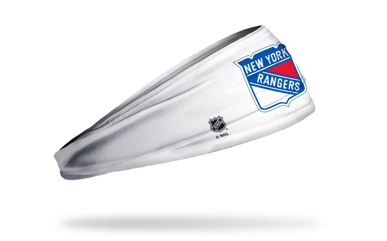 New York Rangers: Logo White Headband