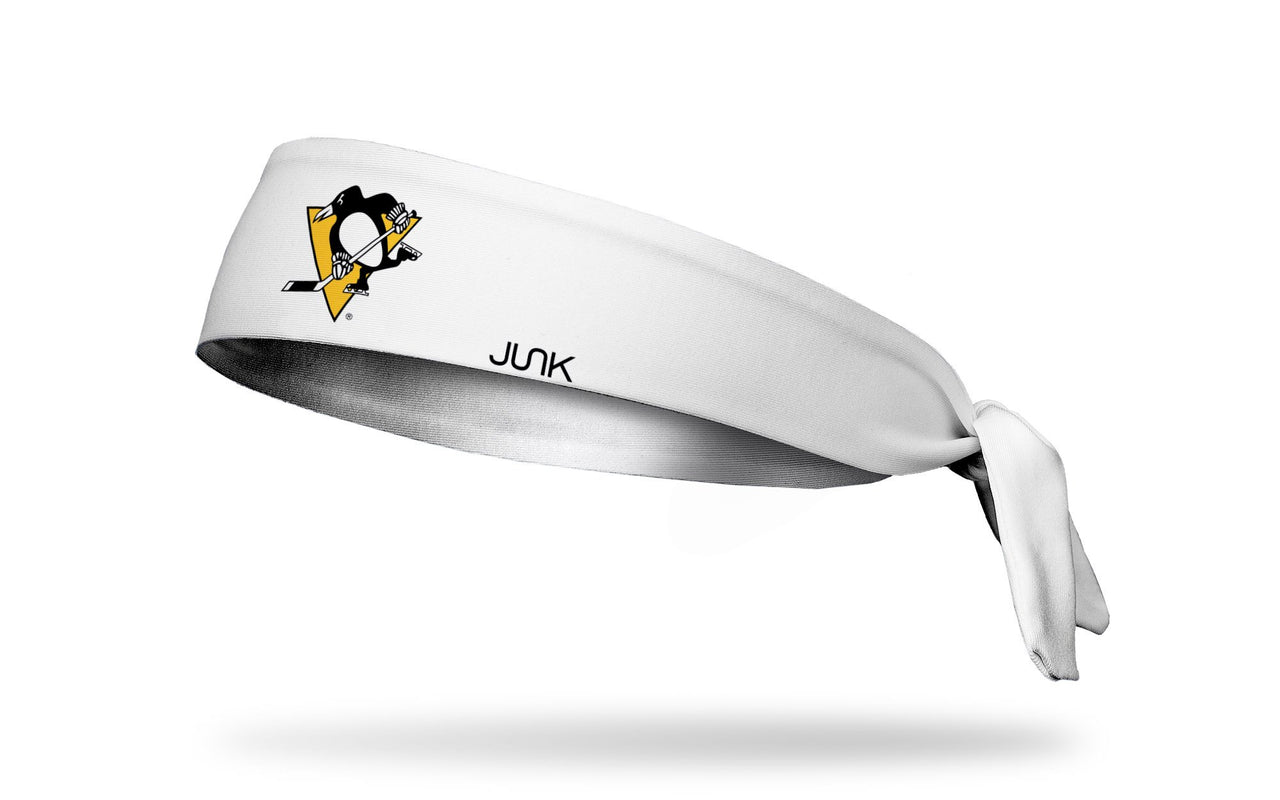 Pittsburgh Penguins: Logo White Tie Headband