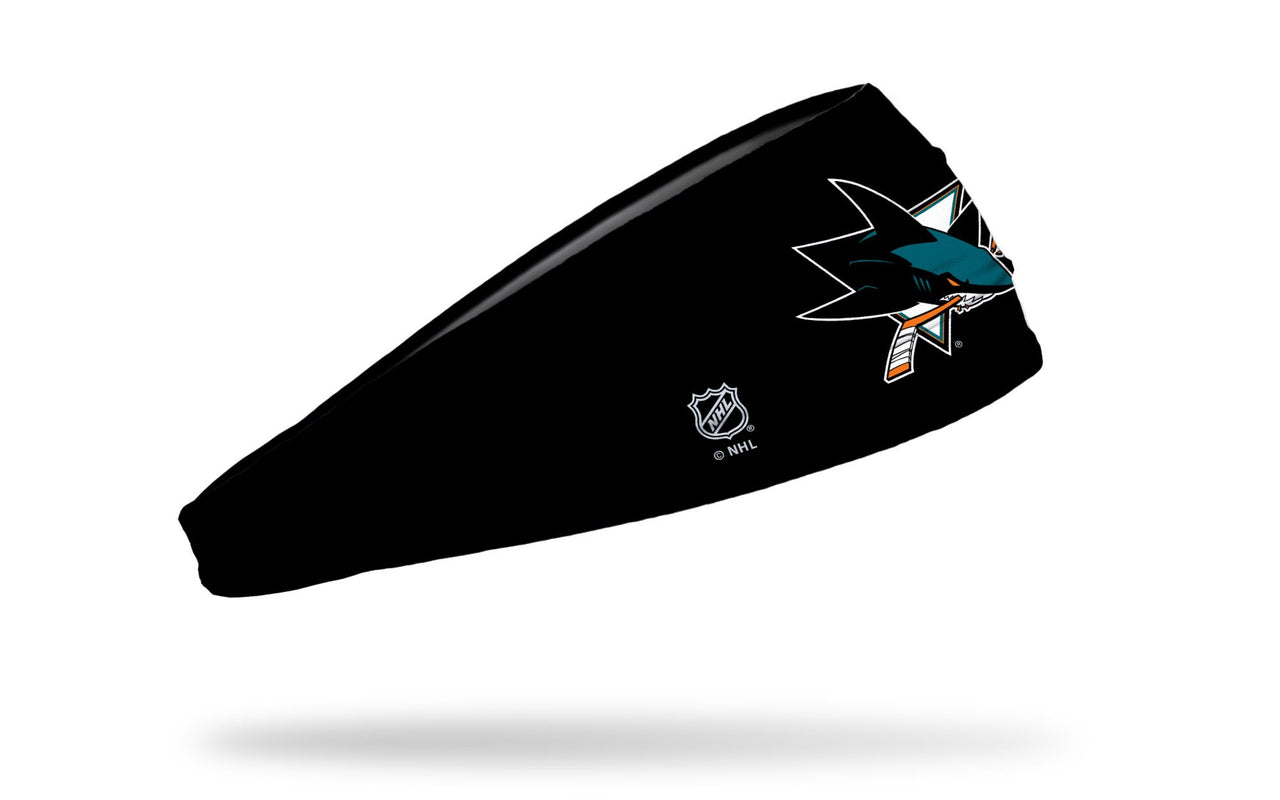 San Jose Sharks: Logo Black Headband
