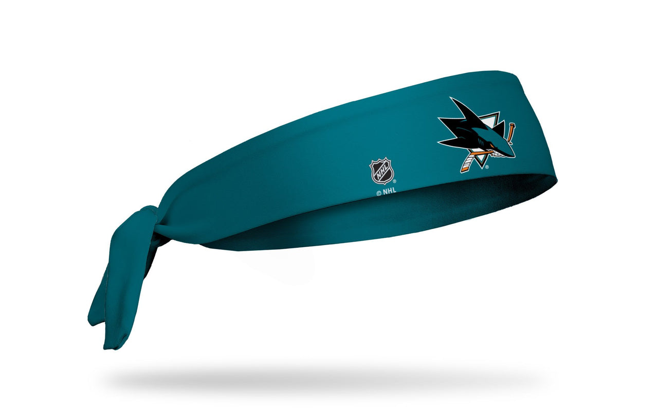 San Jose Sharks: Logo Teal Tie Headband