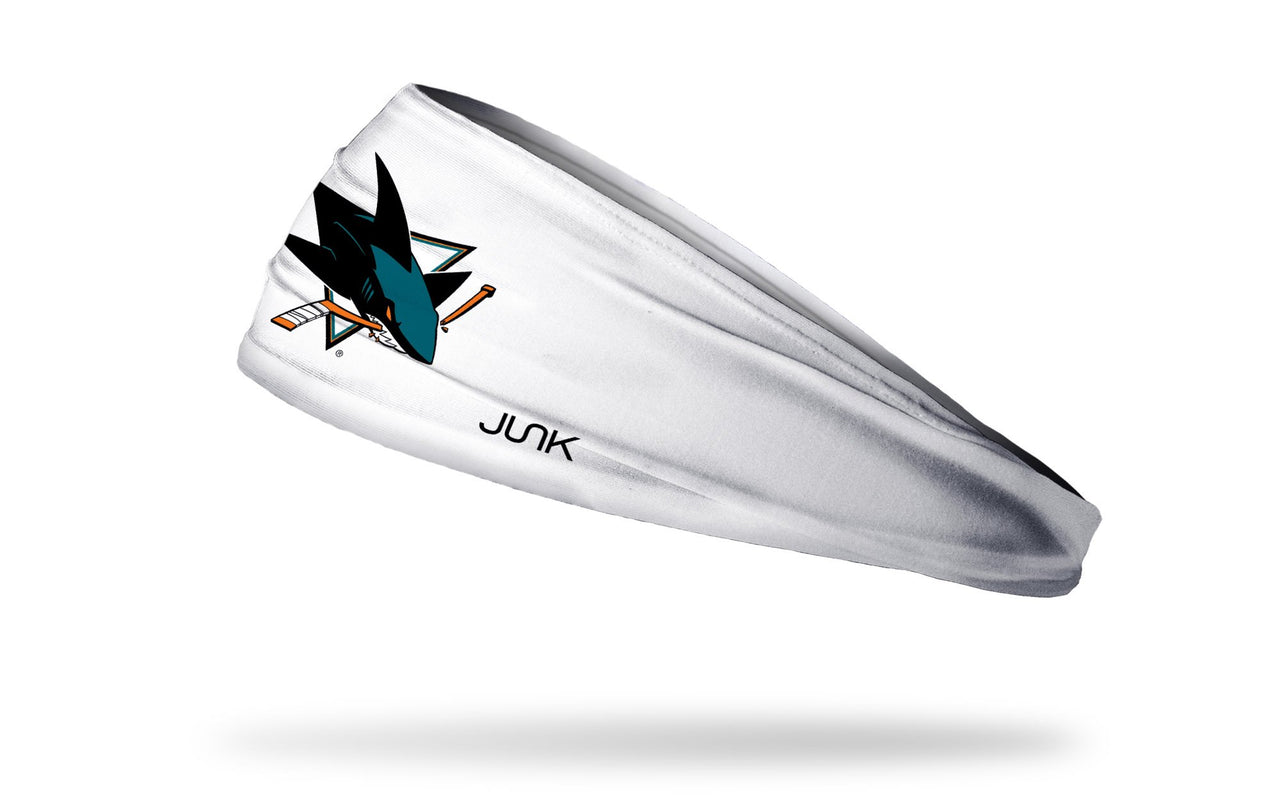 San Jose Sharks: Logo White Headband