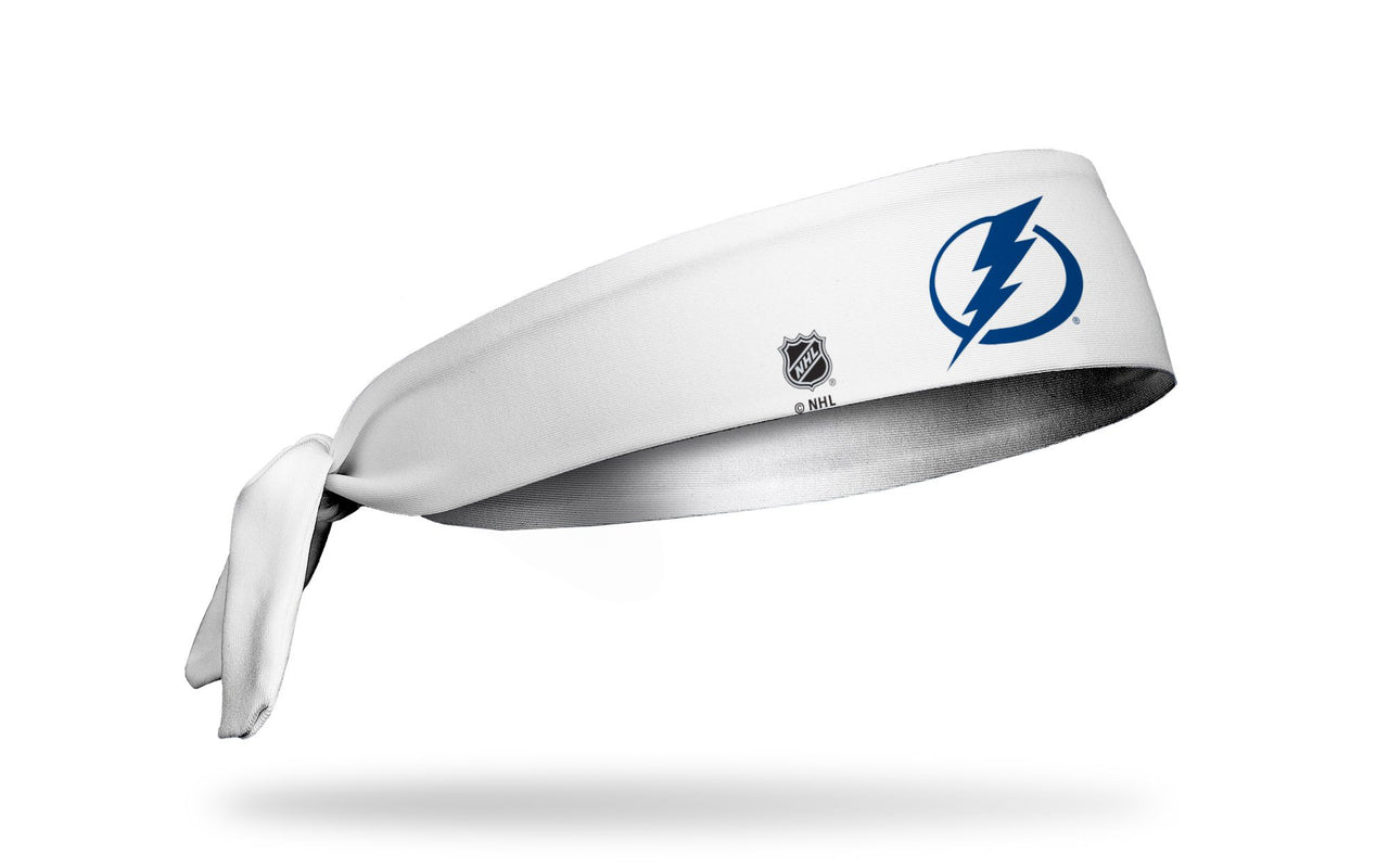Tampa Bay Lightning: Logo White Tie Headband